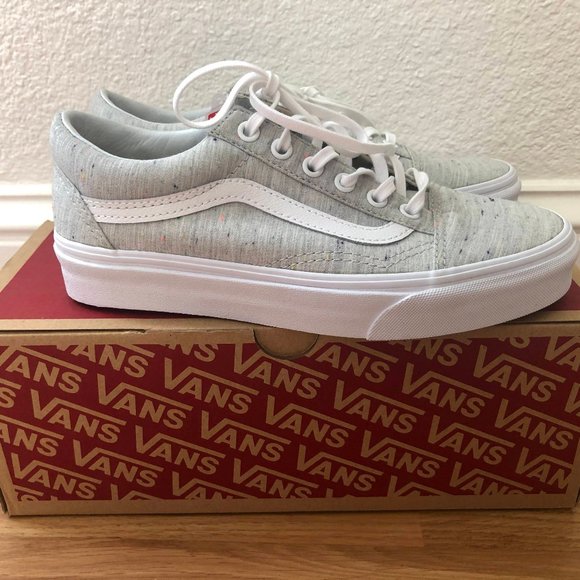 grey speckled vans
